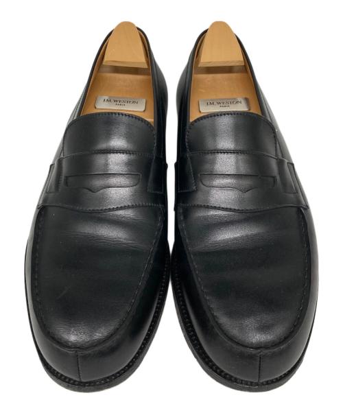 J.M.WESTON（ジェイエムウエストン）J.M.WESTON (ジェイエムウエストン) SIGNATURE LOAFER 180 ブラック サイズ:6Fの古着・服飾アイテム