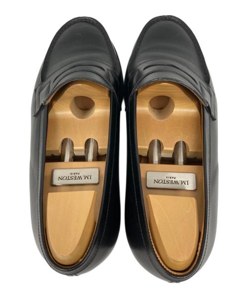 J.M.WESTON（ジェイエムウエストン）J.M.WESTON (ジェイエムウエストン) SIGNATURE LOAFER 180 ブラック サイズ:6Fの古着・服飾アイテム