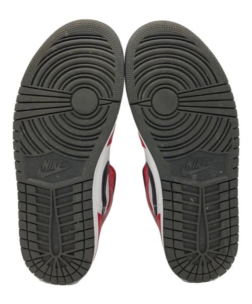 NIKE（ナイキ）NIKE (ナイキ) AIR JORDAN 1 MID ブラック×レッド サイズ:27.5の古着・服飾アイテム