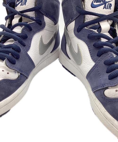 NIKE（ナイキ）NIKE (ナイキ) Jordan 1 High OG ホワイト×ネイビー サイズ:27の古着・服飾アイテム