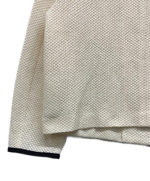 NOLLEY'S sophi（ノーリーズソフィー）NOLLEY'S sophi (ノーリーズソフィー) ウォッシャブルラッセルカーデジャケット アイボリー サイズ:38の古着・服飾アイテム