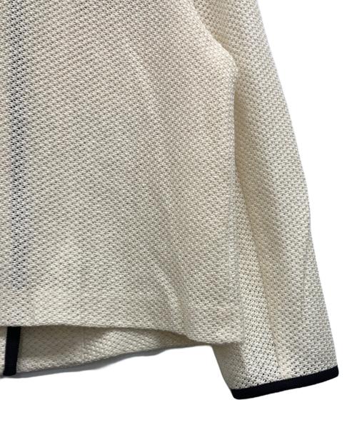 NOLLEY'S sophi（ノーリーズソフィー）NOLLEY'S sophi (ノーリーズソフィー) ウォッシャブルラッセルカーデジャケット アイボリー サイズ:38の古着・服飾アイテム