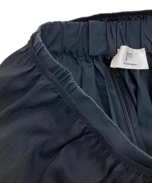 1er Arrondissement（プルミエ アロンディスモン）1er Arrondissement (プルミエ アロンディスモン) 2WAYチュールギャザースカート　B1042AFS006 ブラック サイズ:Freeの古着・服飾アイテム