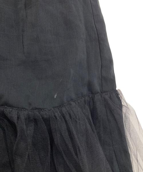 1er Arrondissement（プルミエ アロンディスモン）1er Arrondissement (プルミエ アロンディスモン) 2WAYチュールギャザースカート　B1042AFS006 ブラック サイズ:Freeの古着・服飾アイテム