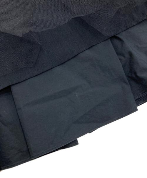 1er Arrondissement（プルミエ アロンディスモン）1er Arrondissement (プルミエ アロンディスモン) 2WAYチュールギャザースカート　B1042AFS006 ブラック サイズ:Freeの古着・服飾アイテム