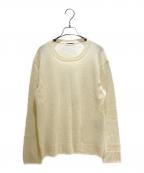 JIL SANDER+ジルサンダープラス）の古着「Crew neck knit クルーネックニット JPUP752505」｜アイボリー