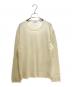 JIL SANDER+（ジルサンダープラス）の古着「Crew neck knit クルーネックニット JPUP752505」｜アイボリー