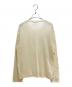 JIL SANDER+ (ジルサンダープラス) Crew neck knit クルーネックニット JPUP752505 アイボリー サイズ:48：20000円
