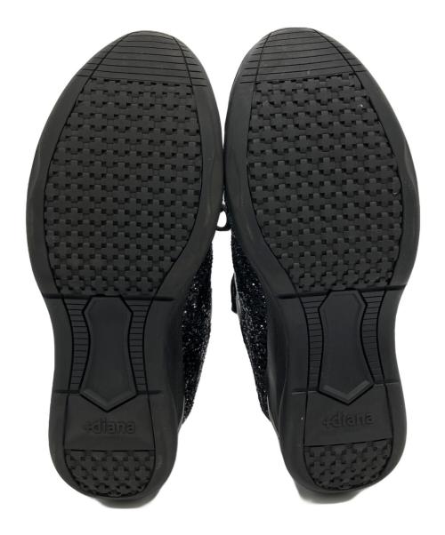 +diana tokyo（プラスダイアナ）+diana tokyo (プラスダイアナ) ヒールアップスニーカー ブラック サイズ:24㎝の古着・服飾アイテム