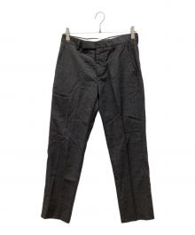 Maison Margiela（メゾンマルジェラ）の古着「ウールスリムトラウザーズ　スラックス」｜グレー