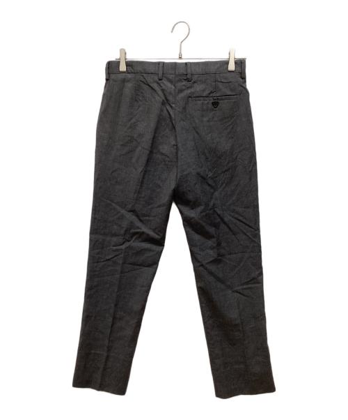 Maison Margiela（メゾンマルジェラ）Maison Margiela (メゾンマルジェラ) ウールスリムトラウザーズ　スラックス グレー サイズ:SIZE 44の古着・服飾アイテム