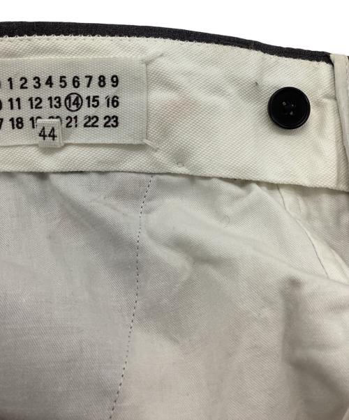 Maison Margiela（メゾンマルジェラ）Maison Margiela (メゾンマルジェラ) ウールスリムトラウザーズ　スラックス グレー サイズ:SIZE 44の古着・服飾アイテム