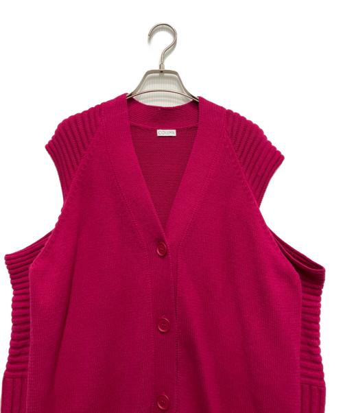 COLUMN（コラム）COLUMN (コラム) スラッシュショルダーカーディガン パープル サイズ:Freeの古着・服飾アイテム