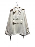 AURALEEオーラリー）の古着「AIRY WOOL VIYELLA ANORAK」｜ベージュ