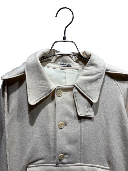 AURALEE（オーラリー）AURALEE (オーラリー) AIRY WOOL VIYELLA ANORAK ベージュ サイズ:3の古着・服飾アイテム