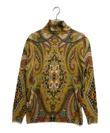 ETRO（エトロ）の古着「総柄ニット」｜イエロー