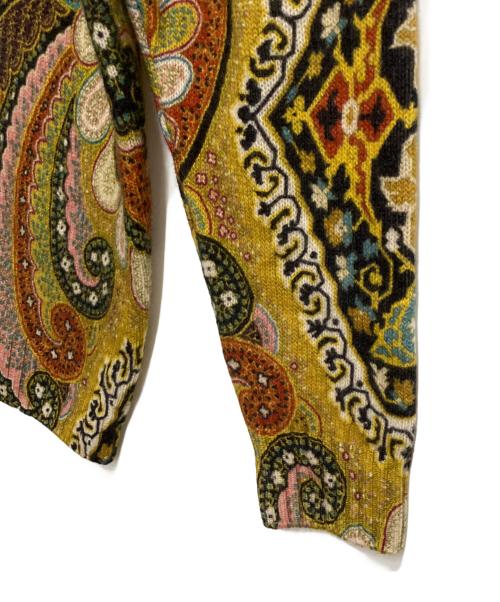 ETRO（エトロ）ETRO (エトロ) 総柄ニット イエロー サイズ:Sの古着・服飾アイテム