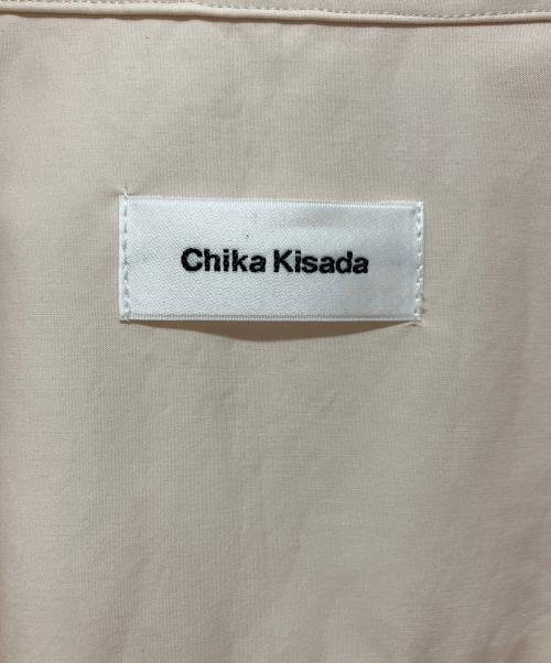 Chika Kisada（チカ キサダ）Chika Kisada (チカ キサダ) チュールシャツ ベージュ サイズ:SIZE1の古着・服飾アイテム