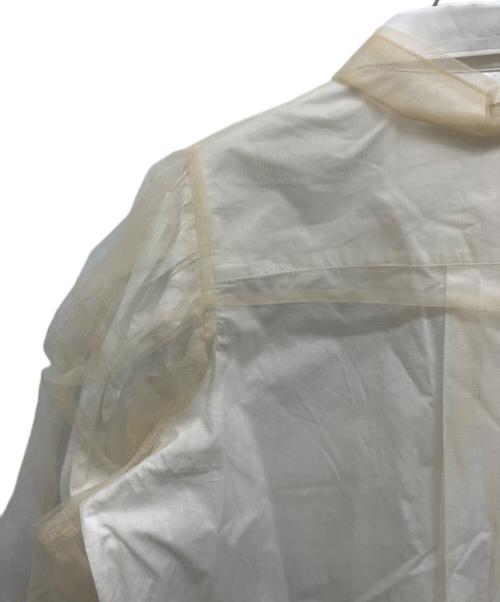 Chika Kisada（チカ キサダ）Chika Kisada (チカ キサダ) チュールシャツ ホワイト サイズ:1の古着・服飾アイテム