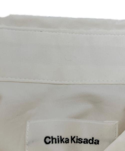 Chika Kisada（チカ キサダ）Chika Kisada (チカ キサダ) チュールシャツ ホワイト サイズ:1の古着・服飾アイテム
