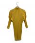 MAISON EUREKA (メゾンエウレカ) STRIPE RIB MOCK NECK イエロー サイズ:FREE：4000円