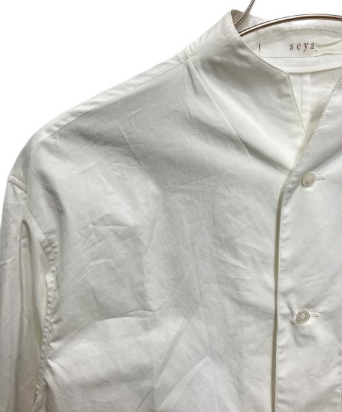 seya.（セヤ）seya. (セヤ) KHAM SHIRT ホワイト サイズ:Sの古着・服飾アイテム