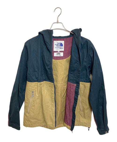eYe COMME des GARCONS JUNYAWATANABE MAN（アイ コム デ ギャルソン ジュンヤ ワタナベ マン）eYe COMME des GARCONS JUNYAWATANABE MAN THE NORTH FACE (ザ ノース フェイス) マウンテンパーカー ベージュ×ネイビー サイズ:Mの古着・服飾アイテム
