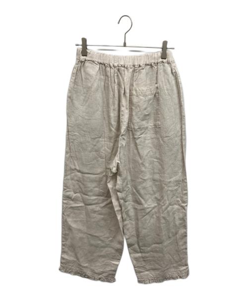 nest Robe（ネストローブ）nest Robe (ネストローブ) リネンフリルパンツ オフホワイト サイズ:Freeの古着・服飾アイテム