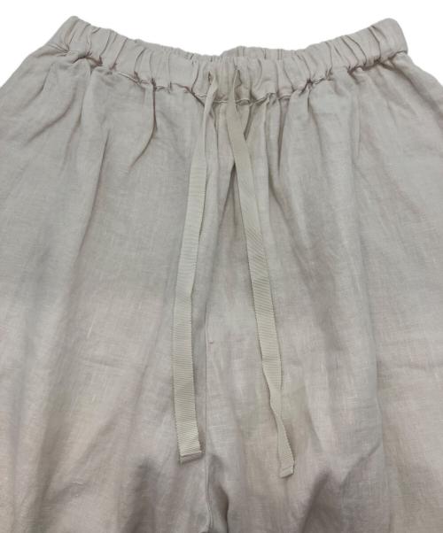 nest Robe（ネストローブ）nest Robe (ネストローブ) リネンフリルパンツ オフホワイト サイズ:Freeの古着・服飾アイテム