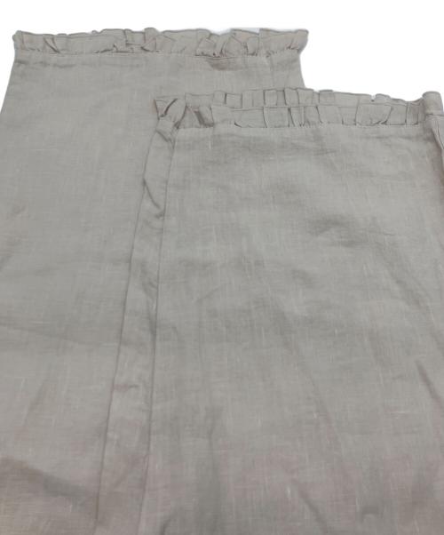 nest Robe（ネストローブ）nest Robe (ネストローブ) リネンフリルパンツ オフホワイト サイズ:Freeの古着・服飾アイテム