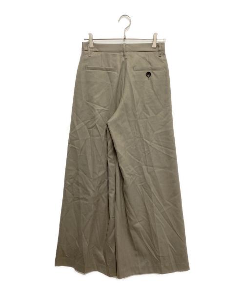 AKIRA NAKA（アキラナカ）AKIRA NAKA (アキラナカ) Terese wide tuck PT/タックワイドパンツ オリーブ サイズ:2の古着・服飾アイテム