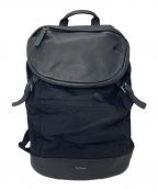 PAUL SMITHポールスミス）の古着「リュック　バックパック　レザーバッグ」｜ブラック