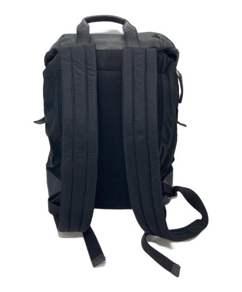 PAUL SMITH（ポールスミス）Paul Smith (ポールスミス) リュック　バックパック　レザーバッグ ブラック サイズ:実寸参照の古着・服飾アイテム