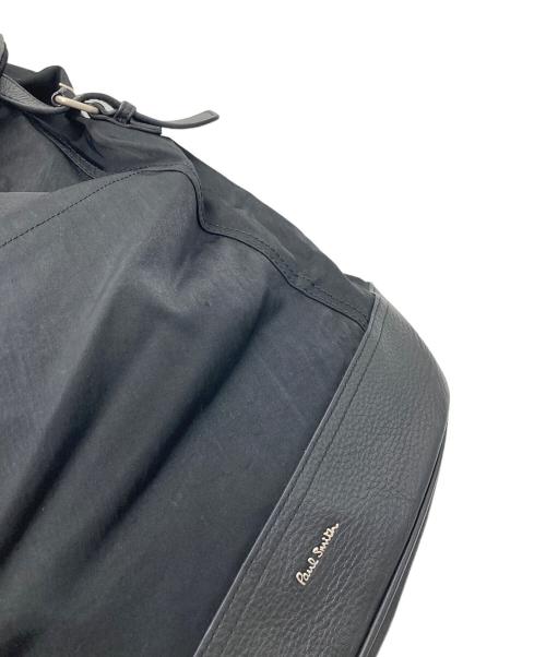 PAUL SMITH（ポールスミス）Paul Smith (ポールスミス) リュック　バックパック　レザーバッグ ブラック サイズ:実寸参照の古着・服飾アイテム