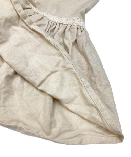 foufou（フーフー）foufou (フーフー) ハイネックギャザードレス ワンピース ベージュ サイズ:1の古着・服飾アイテム