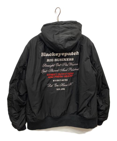 THE BLACK EYE PATCH（ブラックアイパッチ）THE BLACK EYE PATCH (ブラックアイパッチ) フーデッドジャケット ブラック サイズ:Lの古着・服飾アイテム