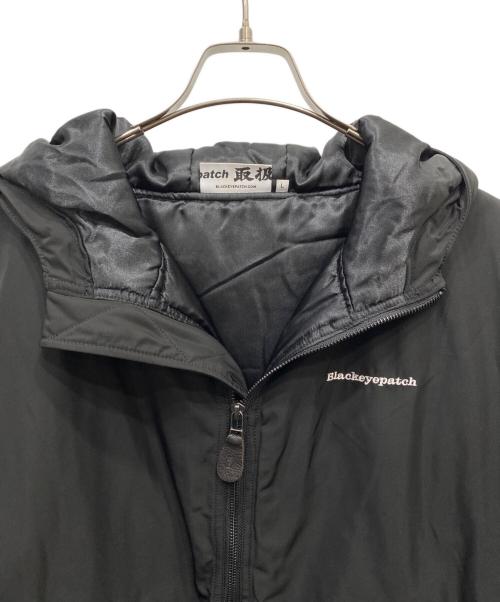 THE BLACK EYE PATCH（ブラックアイパッチ）THE BLACK EYE PATCH (ブラックアイパッチ) フーデッドジャケット ブラック サイズ:Lの古着・服飾アイテム