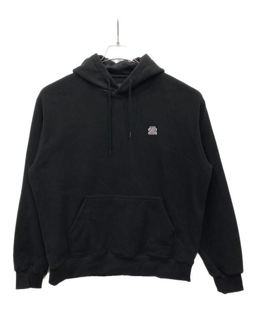 THE BLACK EYE PATCH（ブラックアイパッチ）THE BLACK EYE PATCH (ブラックアイパッチ) フリースパーカー ブラック サイズ:Lの古着・服飾アイテム