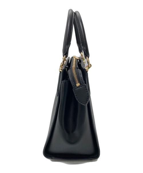 MICHAEL KORS（マイケル・コース）MICHAEL KORS (マイケル・コース) MARILYN ミディアム サフィアーノレザー サッチェル　ハンドバッグ　セレモニー　フォーマル　通勤　通学 ブラック サイズ:実寸参照の古着・服飾アイテム