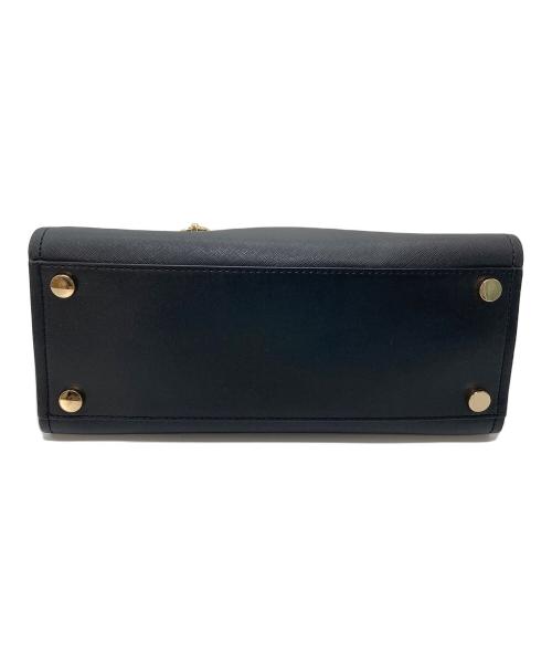 MICHAEL KORS（マイケル・コース）MICHAEL KORS (マイケル・コース) MARILYN ミディアム サフィアーノレザー サッチェル　ハンドバッグ　セレモニー　フォーマル　通勤　通学 ブラック サイズ:実寸参照の古着・服飾アイテム