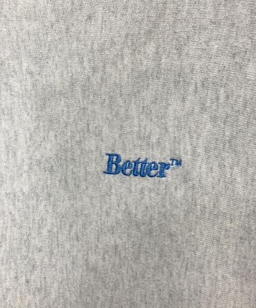 better gift shop（ベターギフトショップ）Better gift shop (ベターギフトショップ) クルーネックスウェット グレー サイズ:Mの古着・服飾アイテム