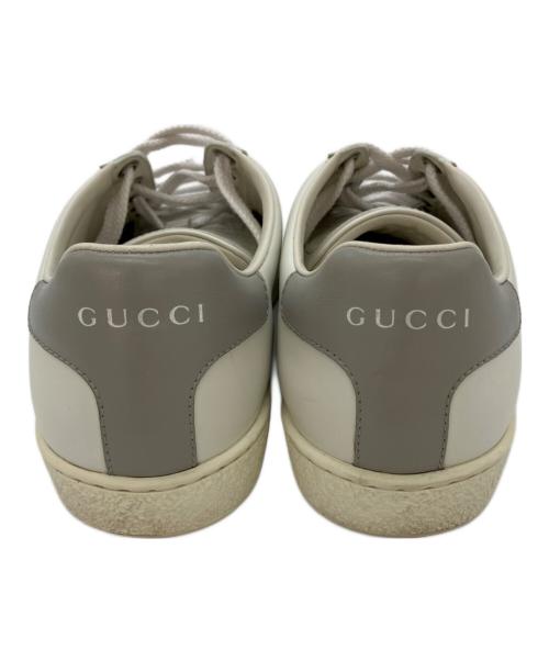 GUCCI（グッチ）GUCCI (グッチ) エース インターロッキングスニーカー ホワイト サイズ:23.5cmの古着・服飾アイテム