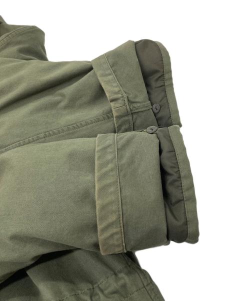 yves salomon（イヴサロモン）yves salomon (イヴサロモン) ラビットファーライナーモッズコート　ロングコート オリーブ サイズ:48の古着・服飾アイテム