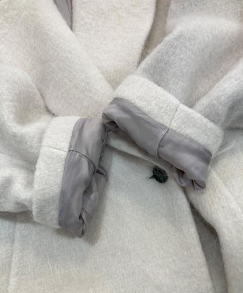 uncrave（アンクレイヴ）uncrave (アンクレイヴ) シャギー オーバーコート　COHVSW0561002 エクリュ サイズ:2の古着・服飾アイテム