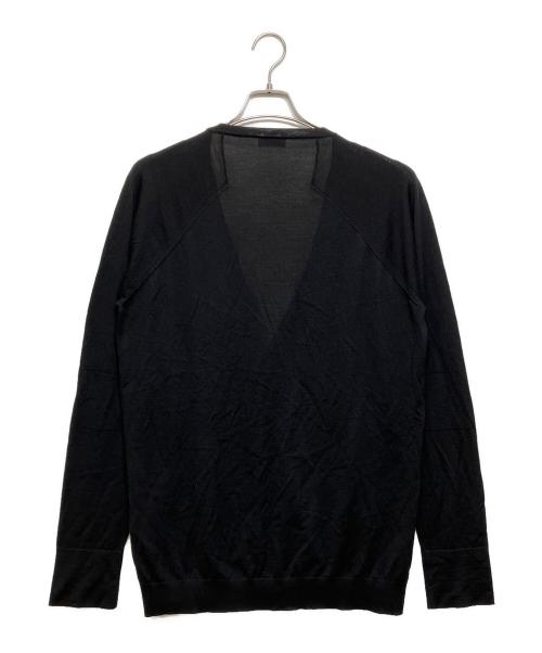 BALENCIAGA（バレンシアガ）BALENCIAGA (バレンシアガ) シルクカシミヤニットカーディガン ブラック サイズ:Lの古着・服飾アイテム