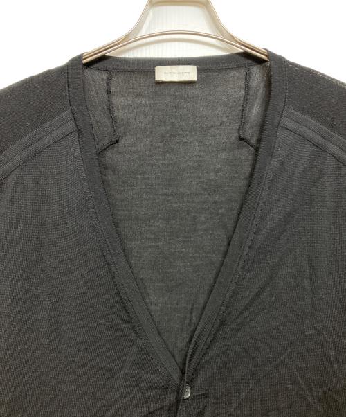 BALENCIAGA（バレンシアガ）BALENCIAGA (バレンシアガ) シルクカシミヤニットカーディガン ブラック サイズ:Lの古着・服飾アイテム