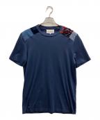 Maison Margielaメゾンマルジェラ）の古着「切り替えTシャツ」｜ネイビー