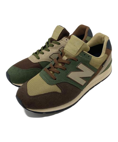 NEW BALANCE（ニューバランス）NEW BALANCE (ニューバランス) BEAMS (ビームス) GORE-TEX スニーカー　996  グリーン×ブラウン サイズ:US 9.5の古着・服飾アイテム