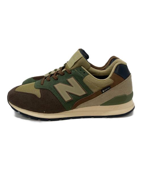 NEW BALANCE（ニューバランス）NEW BALANCE (ニューバランス) BEAMS (ビームス) GORE-TEX スニーカー　996  グリーン×ブラウン サイズ:US 9.5の古着・服飾アイテム