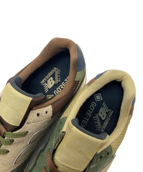 NEW BALANCE（ニューバランス）NEW BALANCE (ニューバランス) BEAMS (ビームス) GORE-TEX スニーカー　996  グリーン×ブラウン サイズ:US 9.5の古着・服飾アイテム